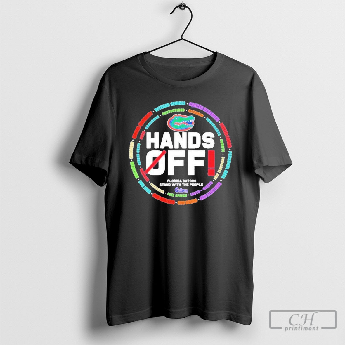 Official Florida Gators Logo Hands Off Seattle Mariners Stand With The People Shirt Sweater Tee