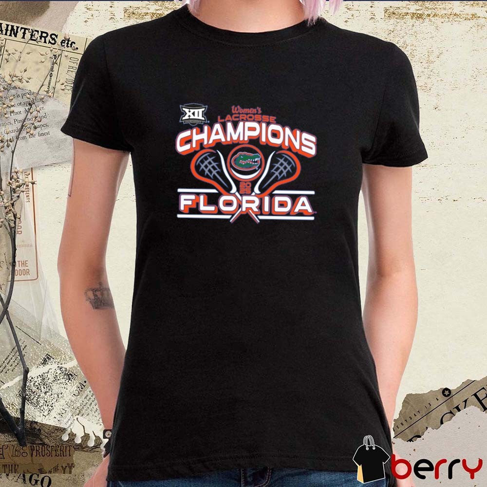 Florida Gators NCAA Big 12 Women’s Lacrosse Conference Tournament Champions 2025 t-shirt