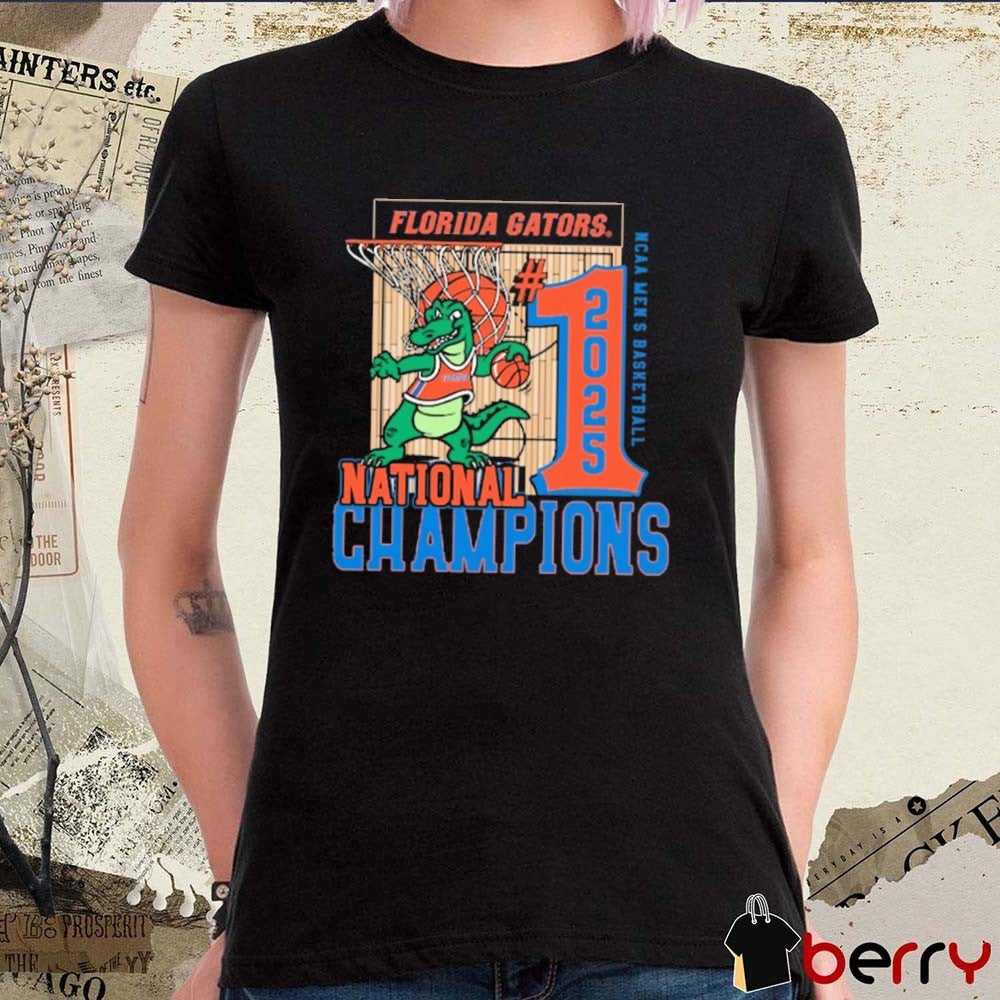 Florida Gators NCAA Men’s Basketball National Champions 2025 Mascot Comfort Colors t-shirt
