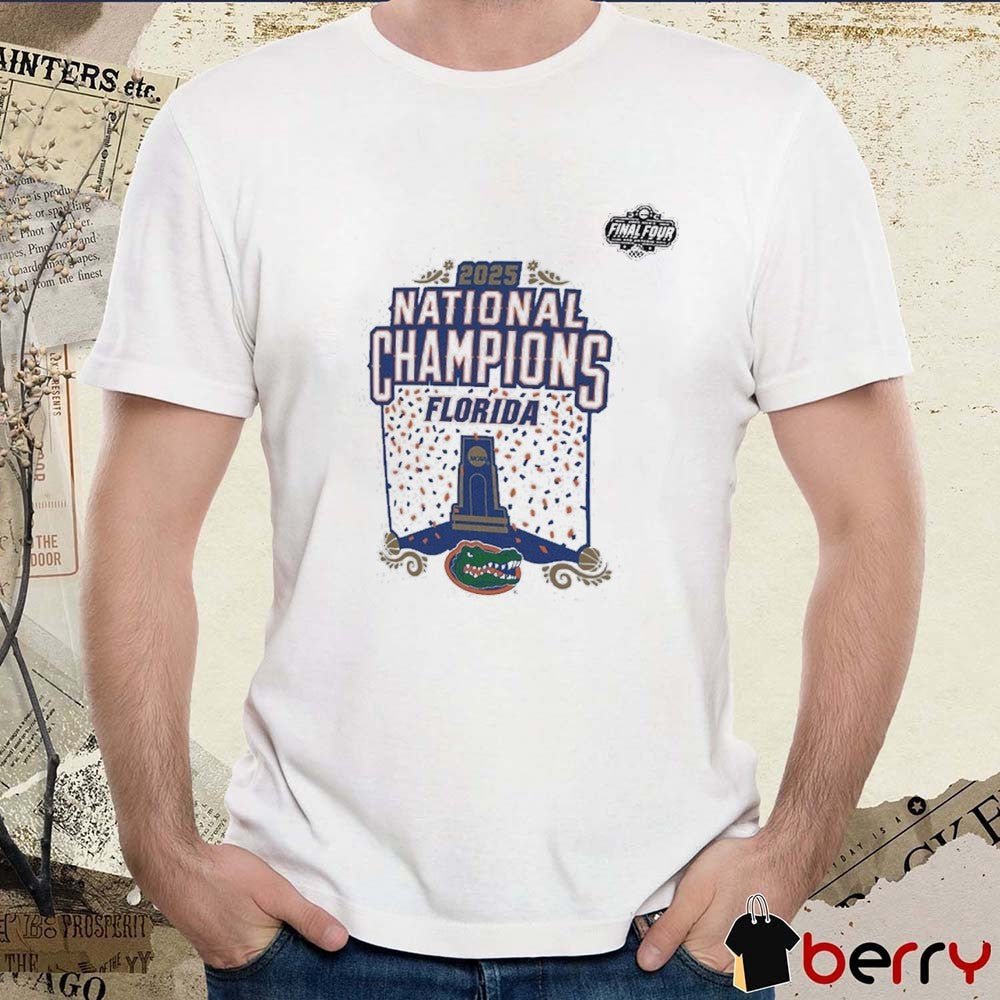Florida Gators NCAA Men’s Basketball National Champions Final Four 2025 Win Houston Cougars t-shirt