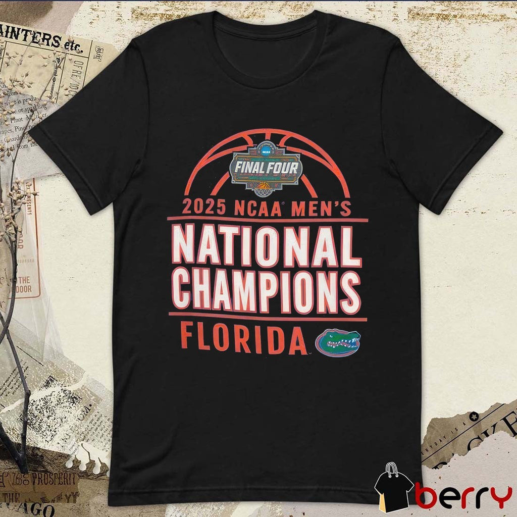 Florida Gators NCAA Men’s Basketball National Champions Final Four Win Houston Cougars 2025 t-shirt