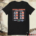 Florida Gators NCAA Men’s Basketball National Champions Schedule Win Houston Cougars Team Name Score 2025 t-shirt