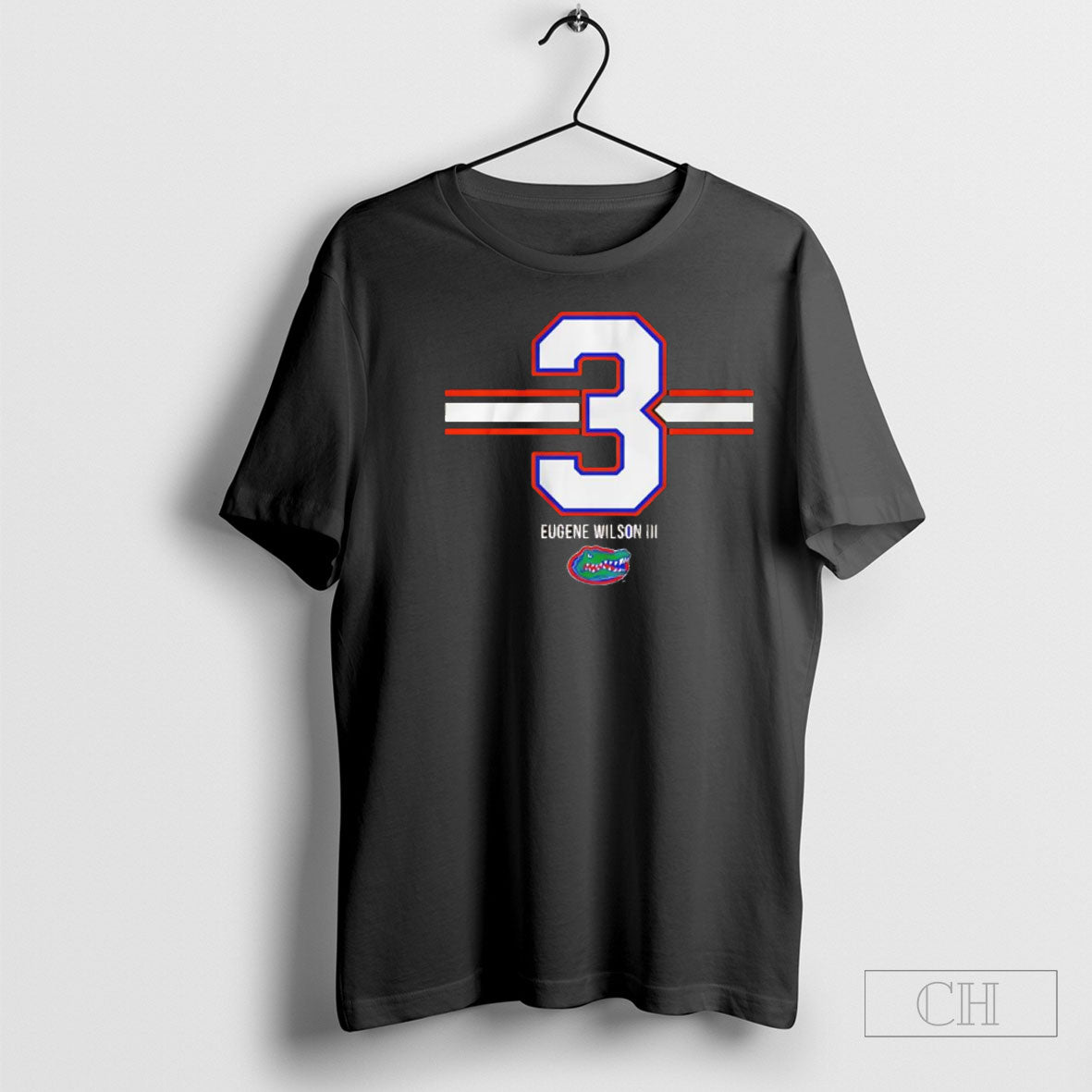 Official Florida Gators Football Eugene Wilson Iii Number 3 Stripe Sweater