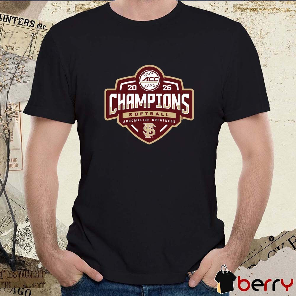 Florida State Seminoles 2026 NCAA ACC Softball Tournament Champions Locker Room t-shirt