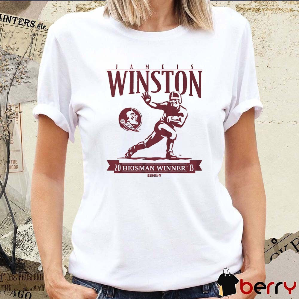 Florida State Seminoles Football Jameis Winston Heisman Winner Trophy t-shirt