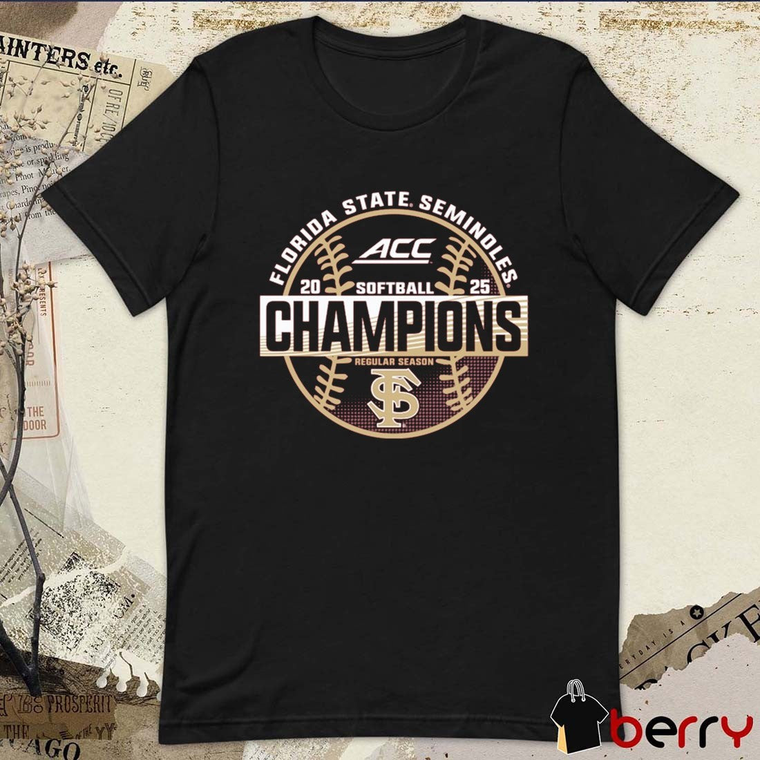 Florida State Seminoles NCAA ACC Softball Regular Season Champions 2025 t-shirt