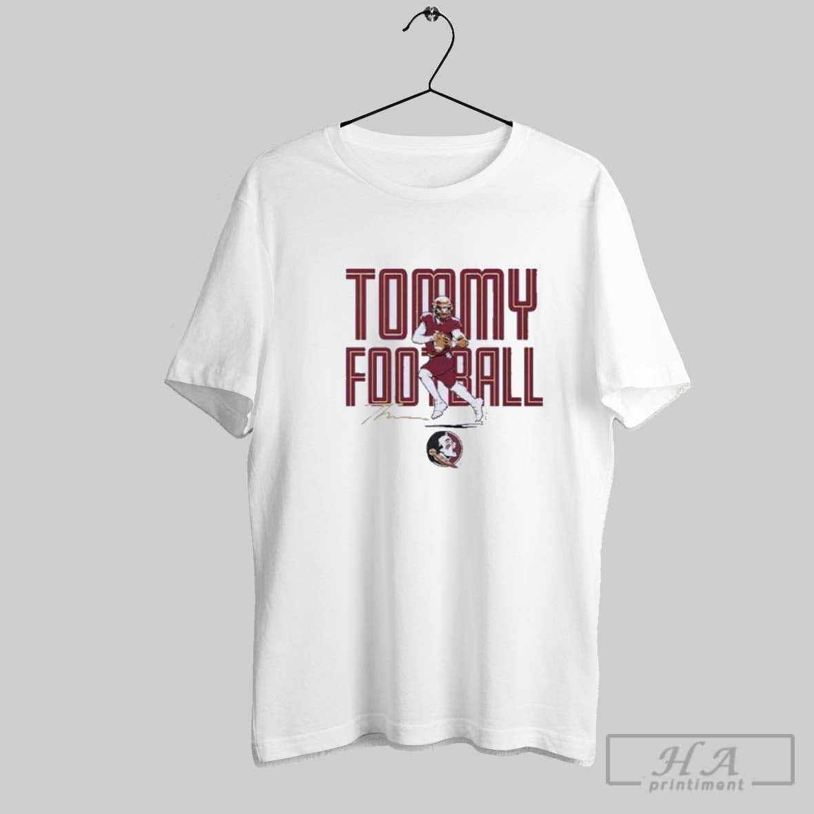 Official Florida State Seminoles Tommy Castellanos Tommy Football T Shirt