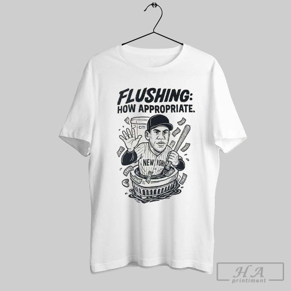 Official Flushing How Appropriate Juan Soto New York Baseball Graphic