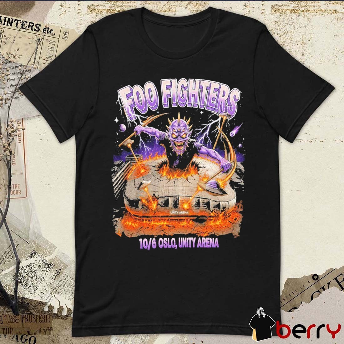 Foo Fighters Oslo At Unity Arena In Oslo Norway On June 10 2026 t-shirt