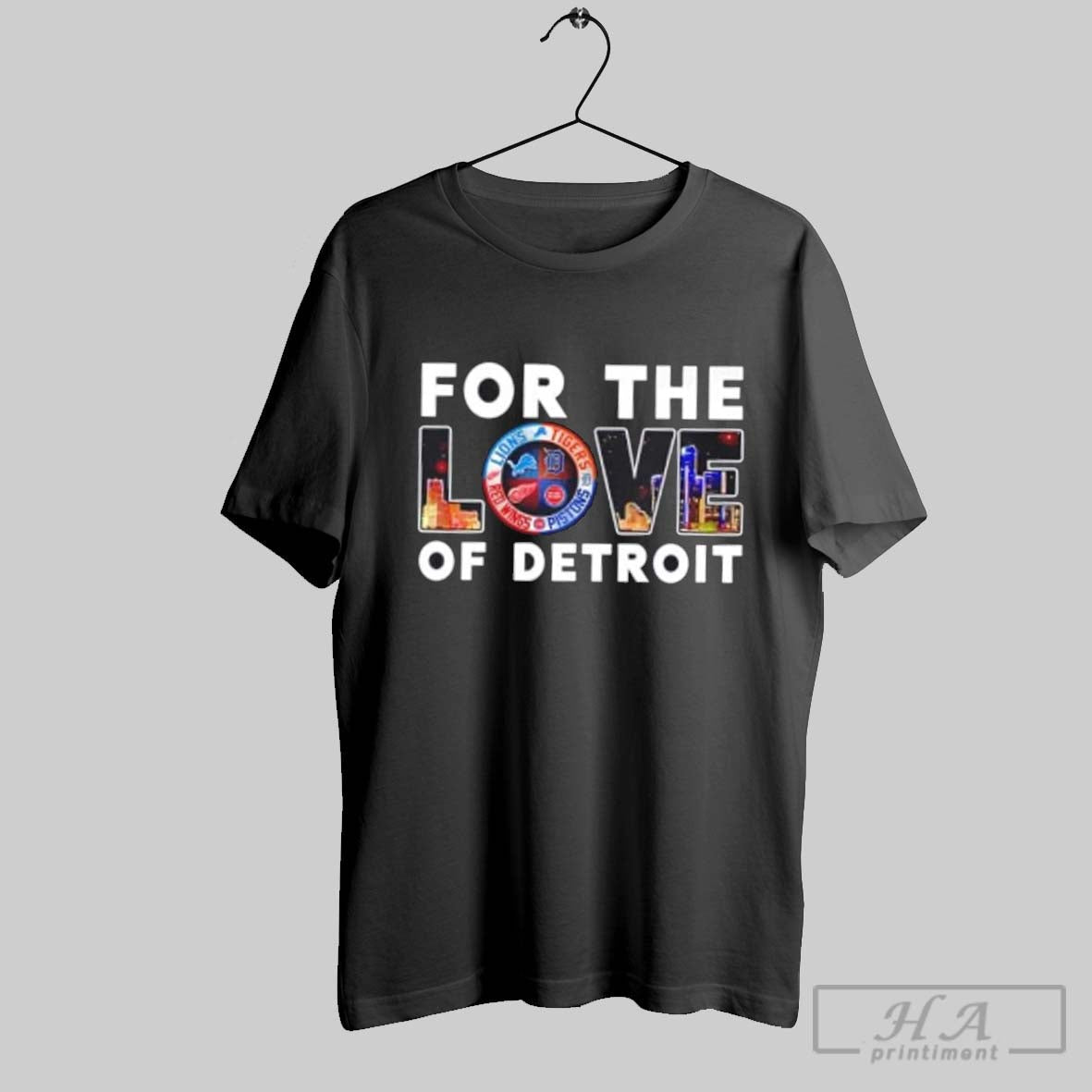 Official For The Love Of Detroit Sports Lions Tigers Red Wings Pistons