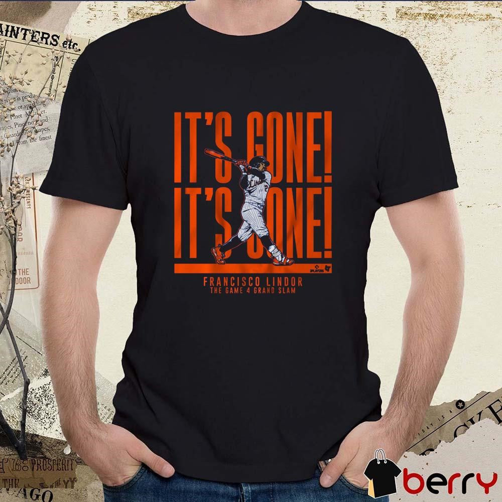 Francisco Lindor It’s Gone! It’s Gone New York Mets MLB t-shirt