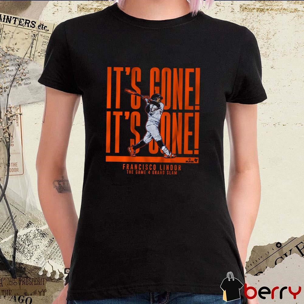 Francisco Lindor It’s Gone! It’s Gone New York Mets MLB t-shirt