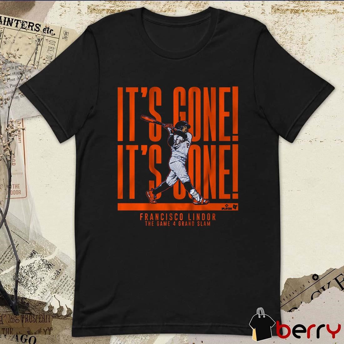 Francisco Lindor It’s Gone! It’s Gone New York Mets MLB t-shirt