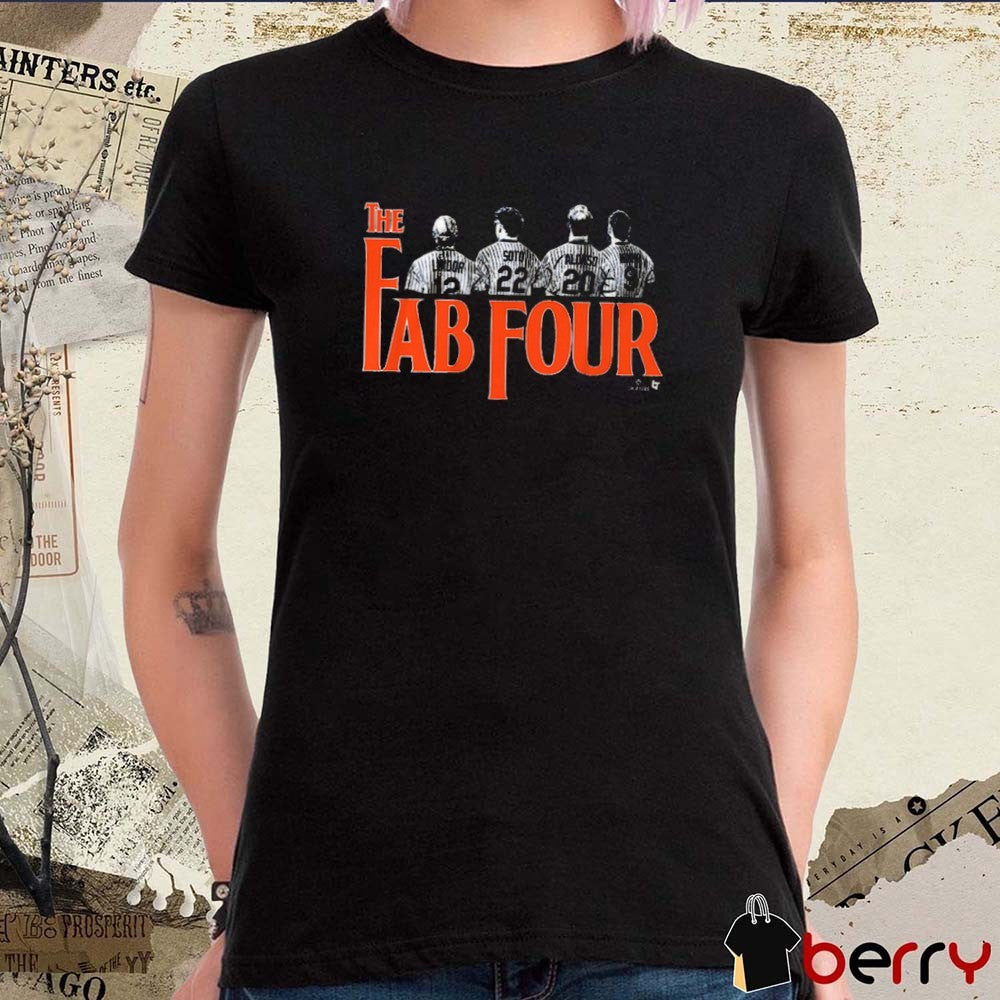 Francisco Lindor, Juan Soto, Pete Alonso, and Brandon Nimmo The Fab Four New York Mets 2025 t-shirt
