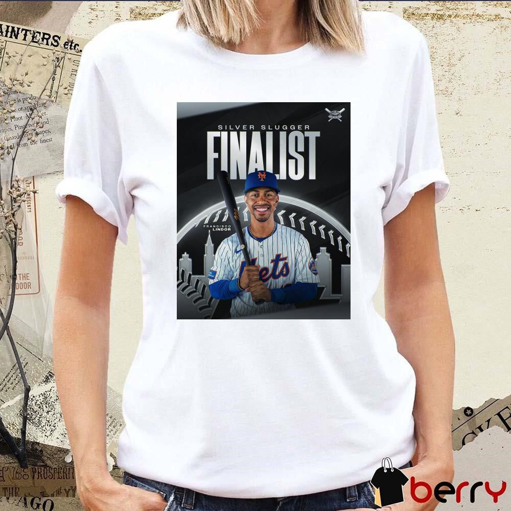 Francisco Lindor New York Mets MLB 2024 Silver Slugger finalists Poster t-shirt