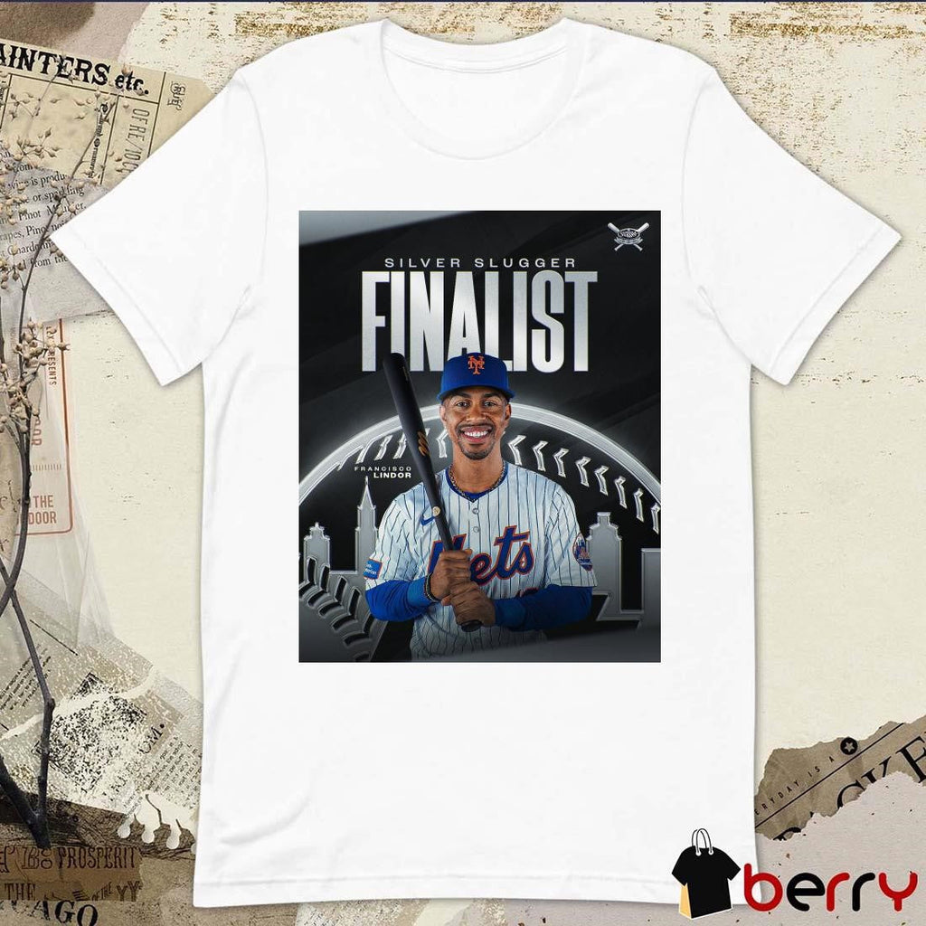 Francisco Lindor New York Mets MLB 2024 Silver Slugger finalists Poster t-shirt