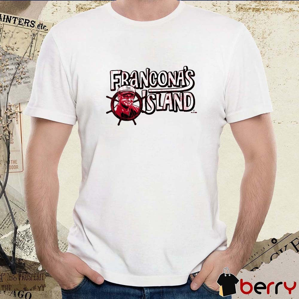 Francona’s Island Terry Francona Cincinnati Reds MLB Caricature t-shirt
