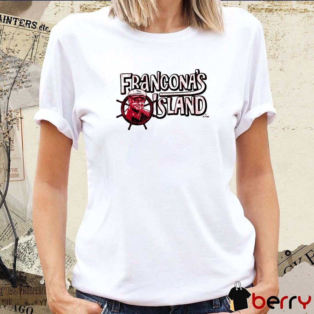 Francona’s Island Terry Francona Cincinnati Reds MLB Caricature t-shirt