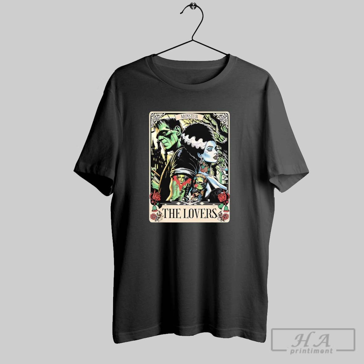 Official Frankenstein And Bride The Lovers Tarot
