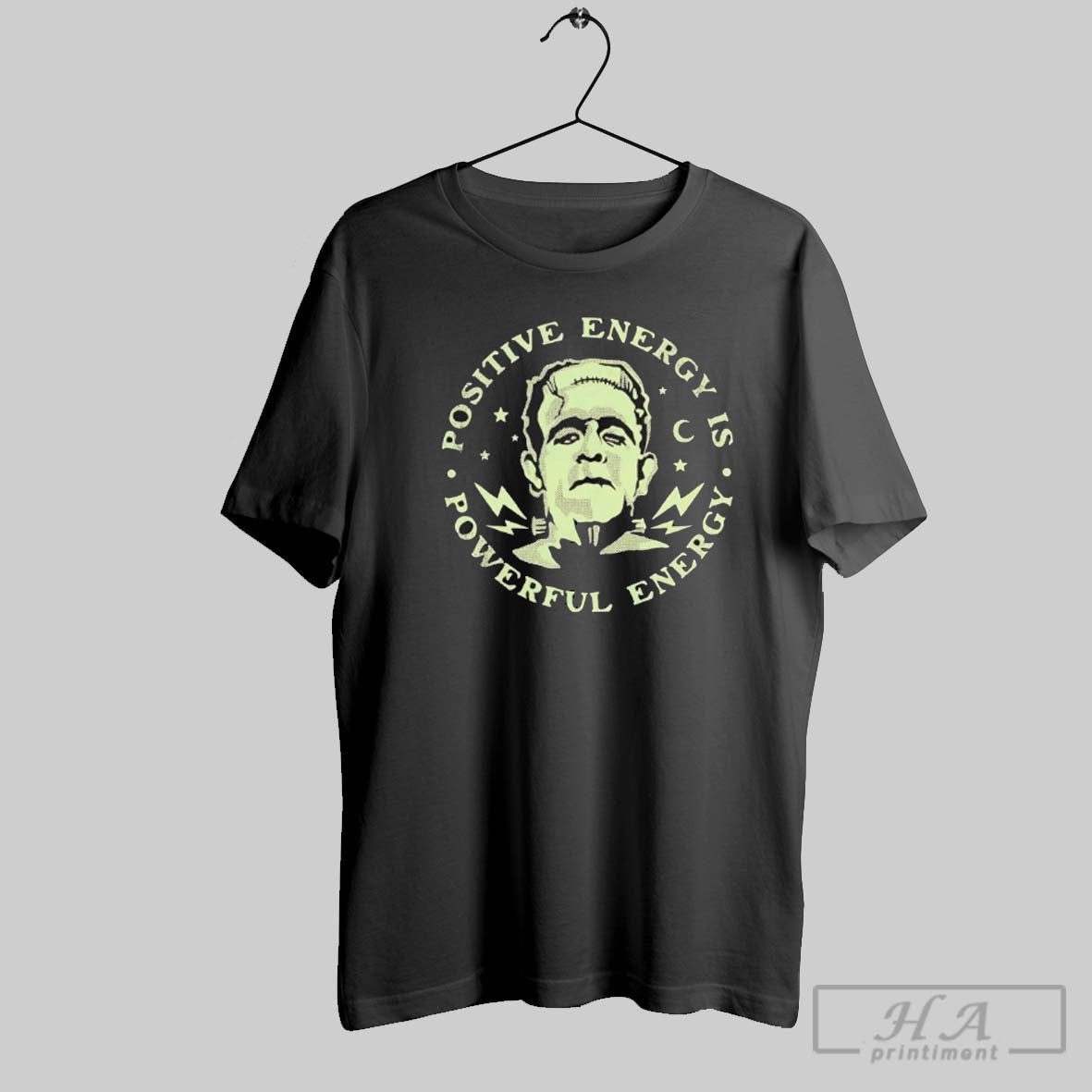 Official Frankenstein Positive Energy Is Powerful Energy Halloween