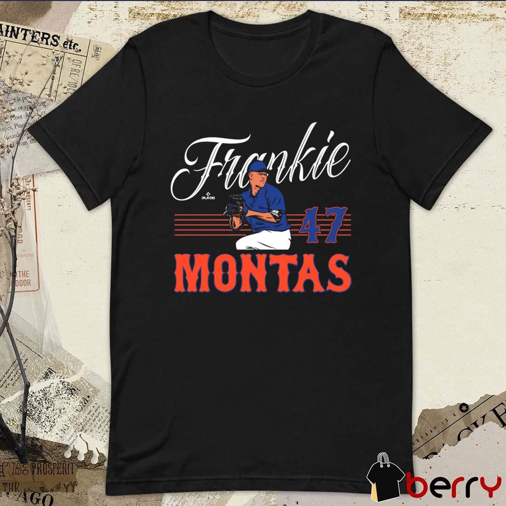 Frankie Montas Number 47 Inked Script New York Mets MLBPA 2025 t-shirt