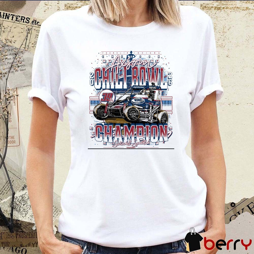 Franklin Indiana Emerson Axsom 2026 Chili Bowl Champion Swindell Speedlab t-shirt