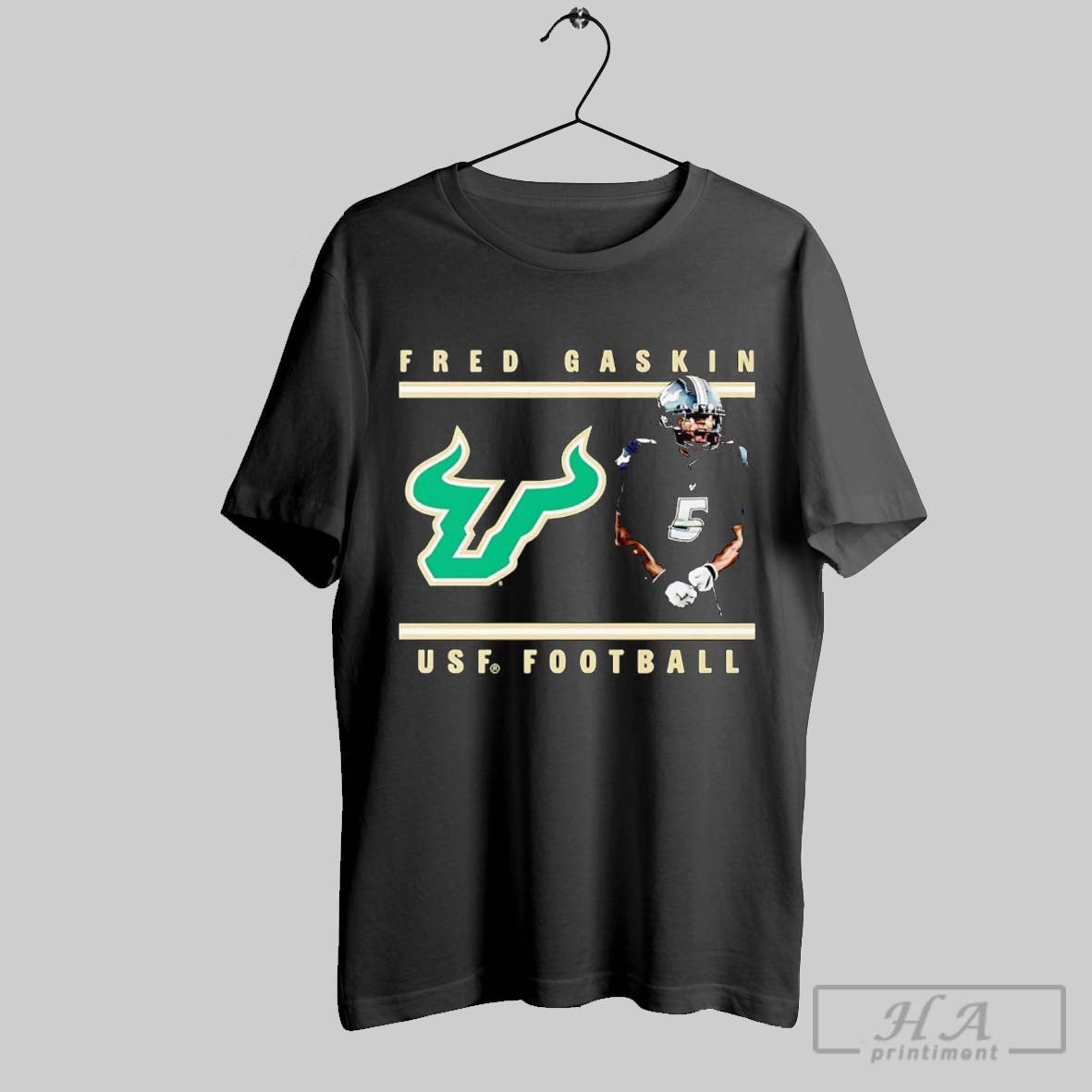 Official Fred Gaskin Illustrated Usf Football