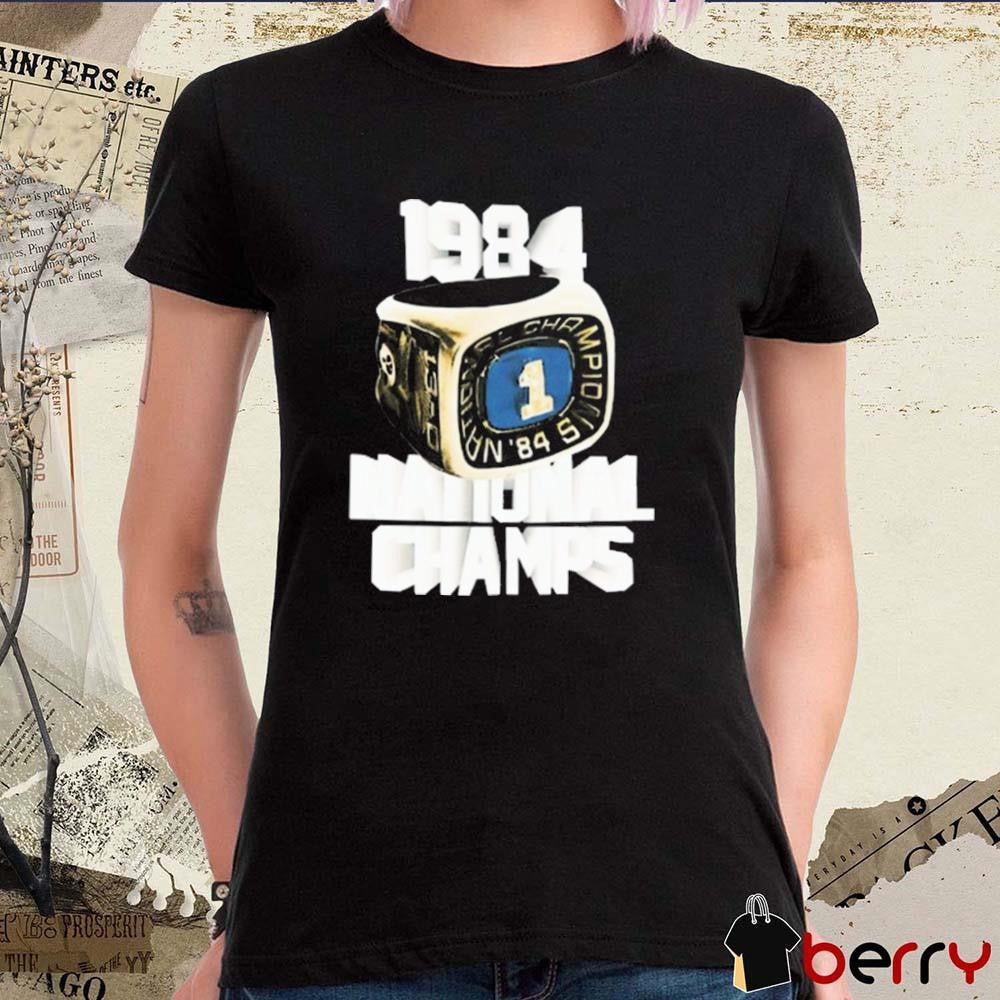 Fred Warner Wearing 1984 National Champs t-shirt