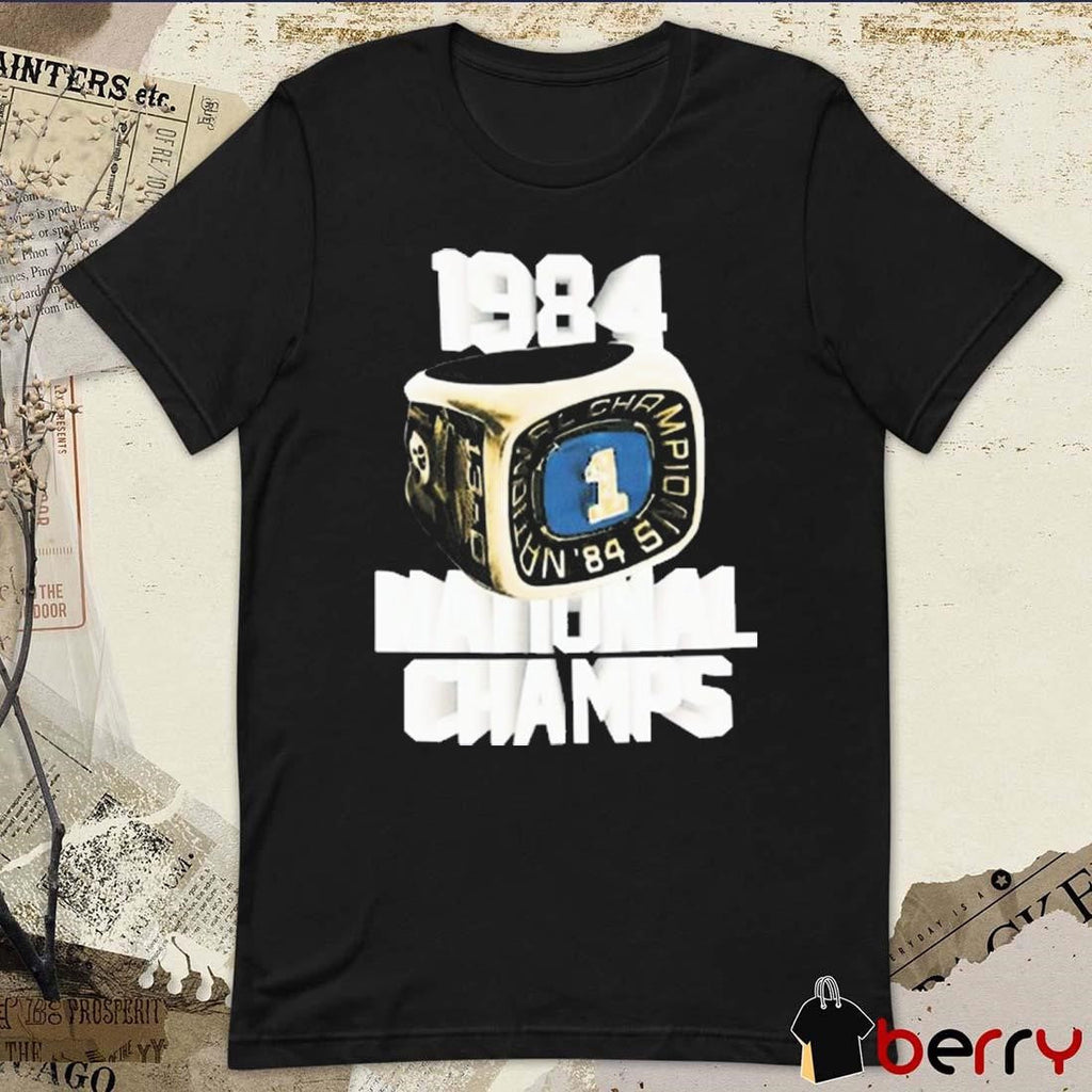 Fred Warner Wearing 1984 National Champs t-shirt