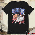 Freddie Freeman Los Angeles Dodgers MLB Vintage Collage Signature t-shirt