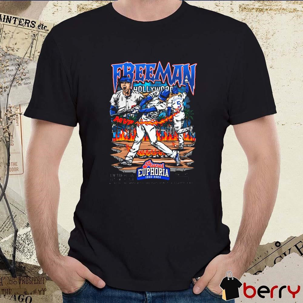 Freddie Freeman V2 Los Angeles Dodgers MLB Planet Euphoria Art t-shirt