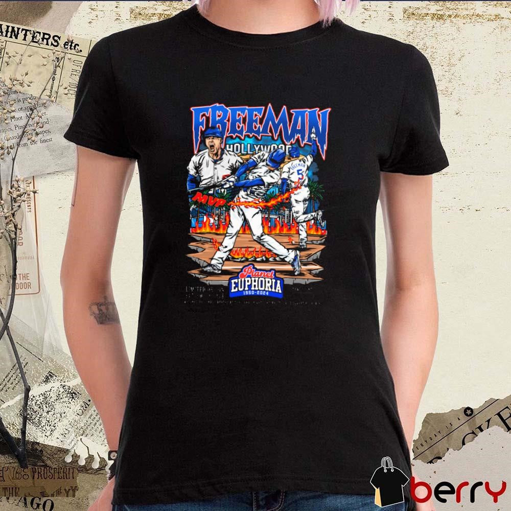 Freddie Freeman V2 Los Angeles Dodgers MLB Planet Euphoria Art t-shirt