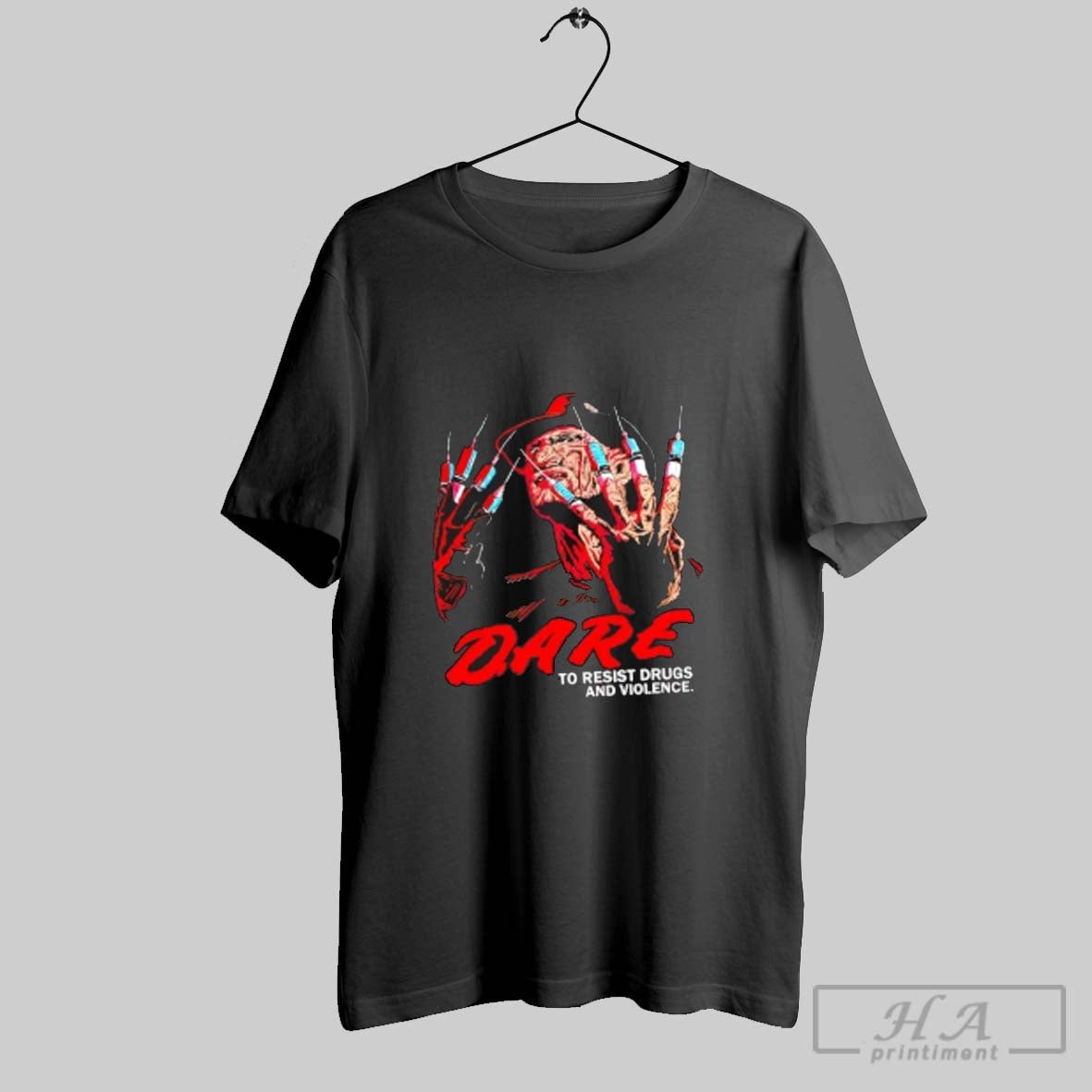 Official Freddy Krueger Dare To Resist Drugs And Violence Halloween