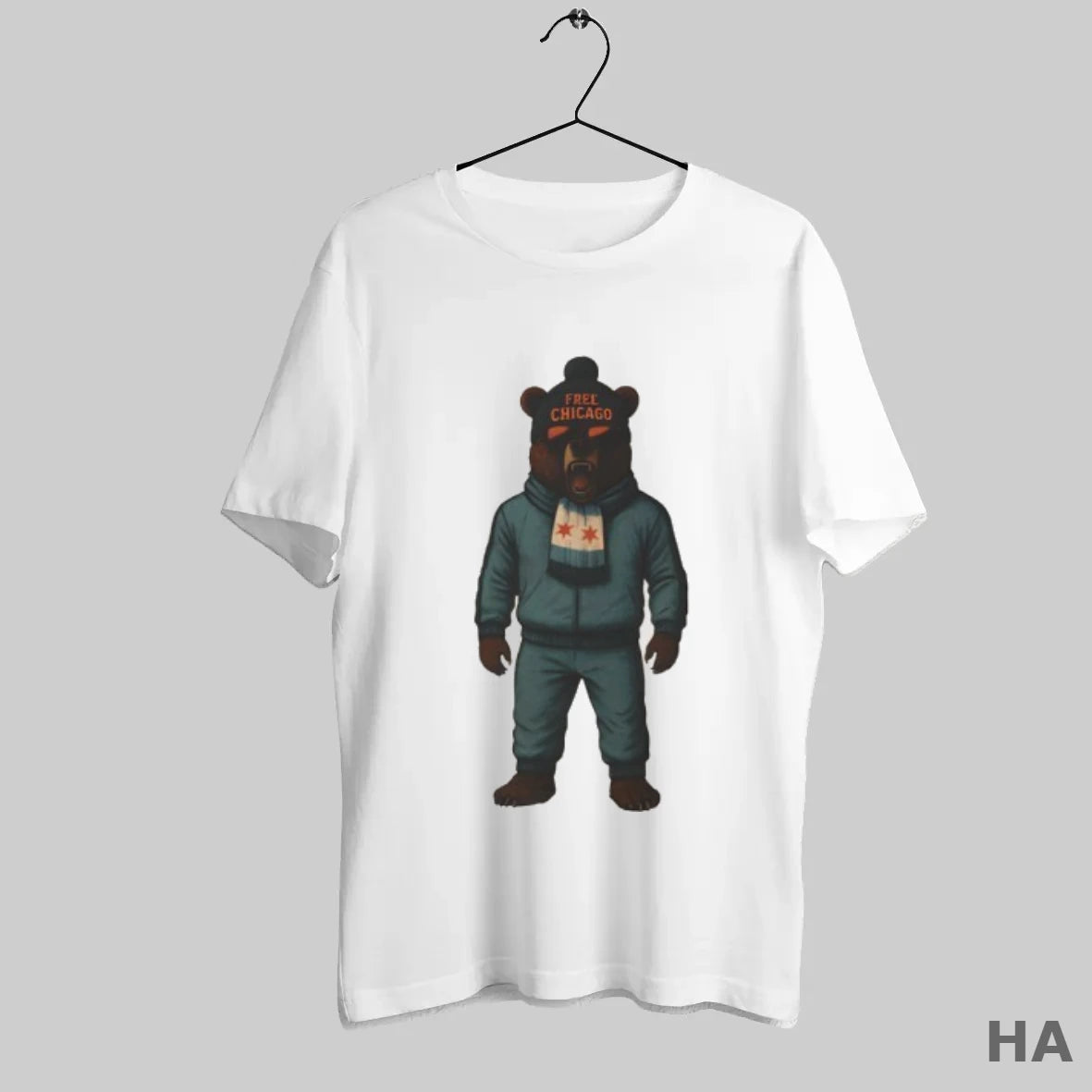 Official Free Chicago Bear Protest Vintage