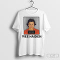 Official Free Haiden Deegan Funny Arrest Mugshot Shirt