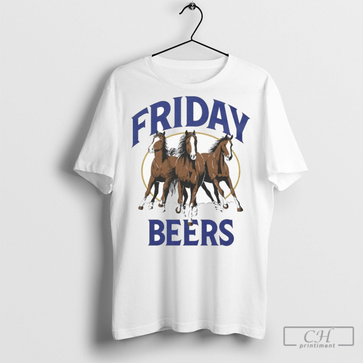 Official Friday Beers Horses Sweater