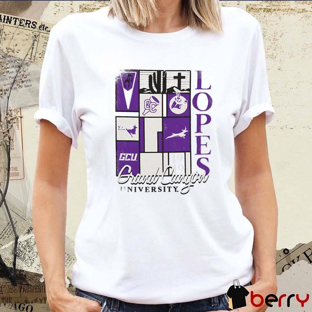 GCU Lopes Grand Canyon University Vintage Logos 1949 Comfort Colors t-shirt