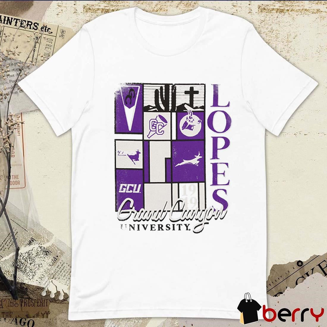 GCU Lopes Grand Canyon University Vintage Logos 1949 Comfort Colors t-shirt