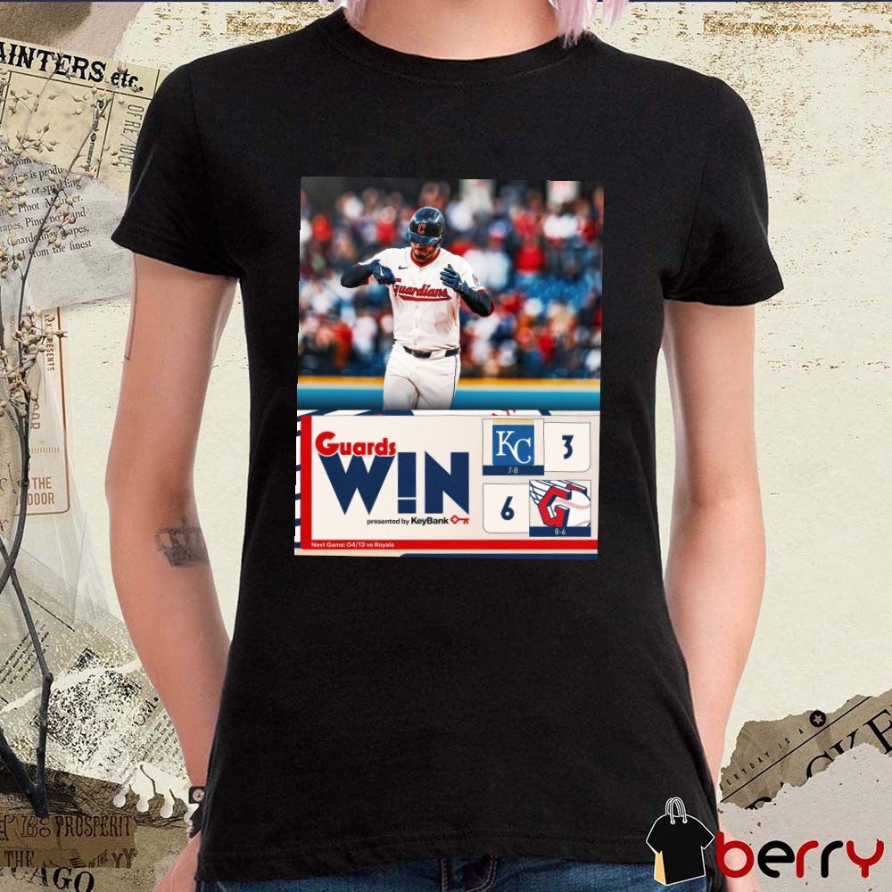 Gabriel Arias Cleveland Guardians Win Kansas City Royals Final Score 6 – 3 Poster t-shirt