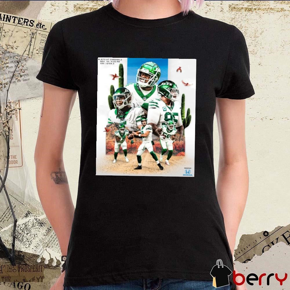 Game Out West New York Jets vs. Arizona Cardinals Nov 10 2024 NFL Poster t-shirt