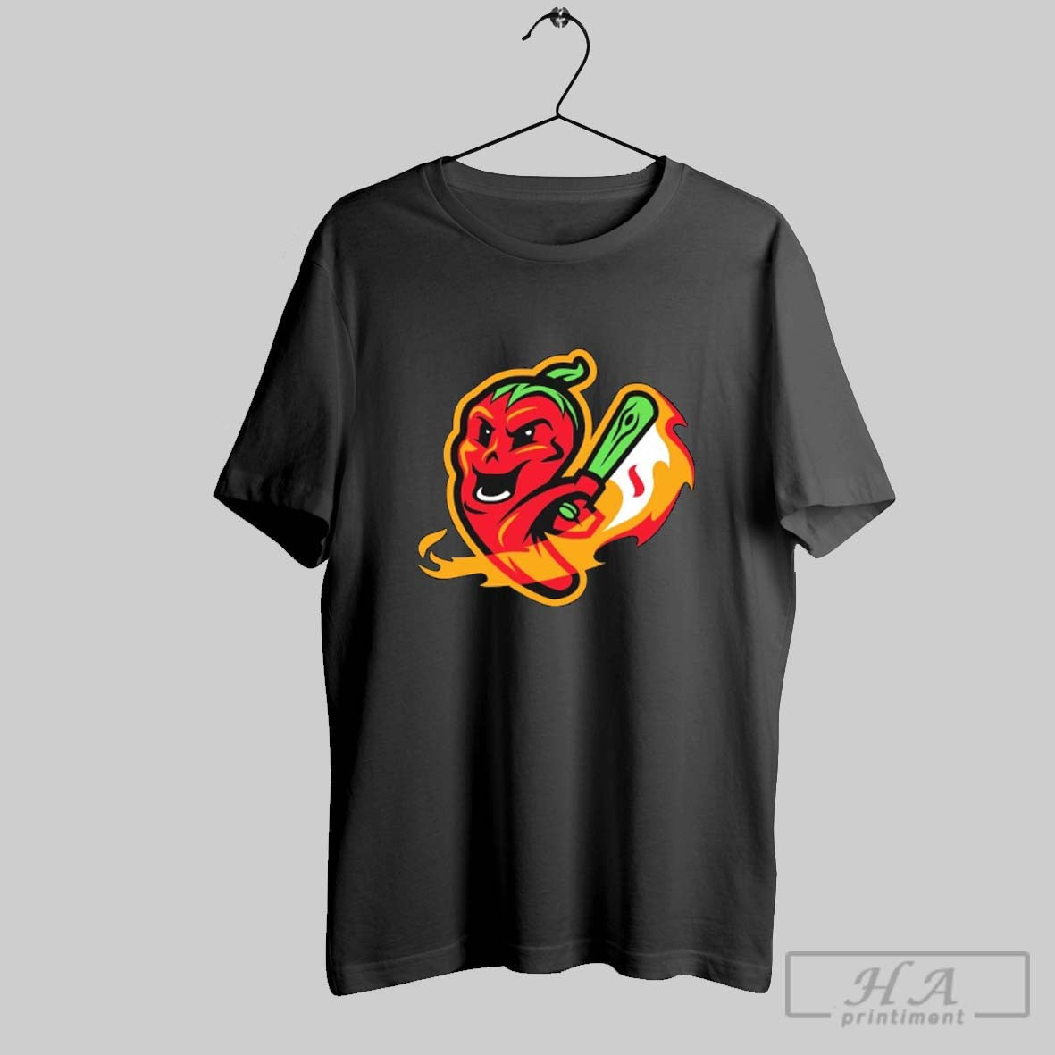 Official Gastonia Ghost Peppers Duo Logo