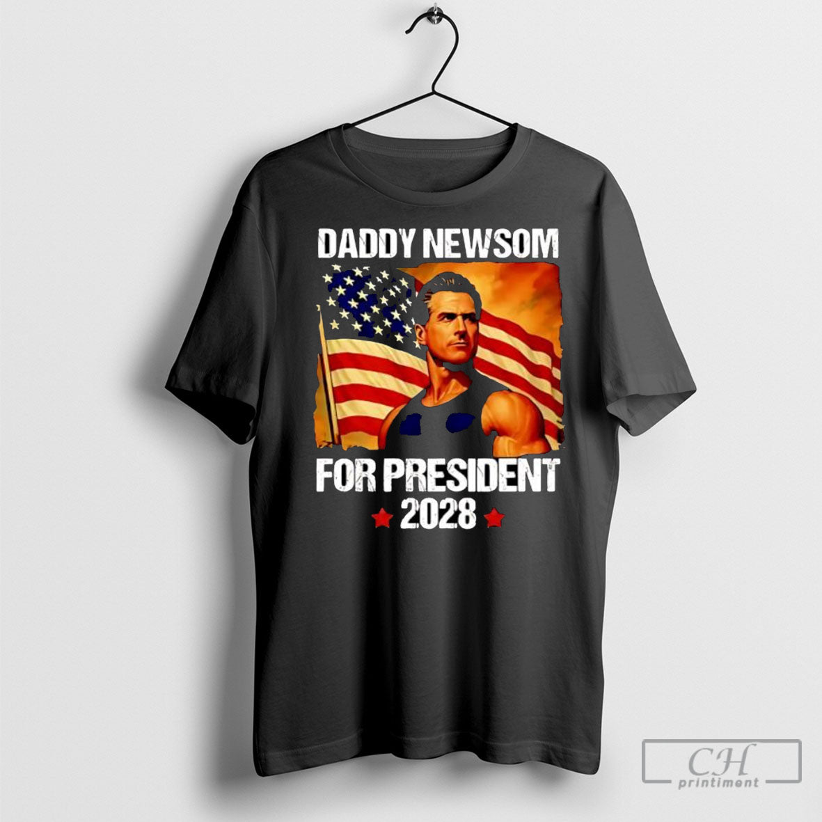 Official Gavin Newsom 2028 Daddy Newsom For President Political Campaign Sweater