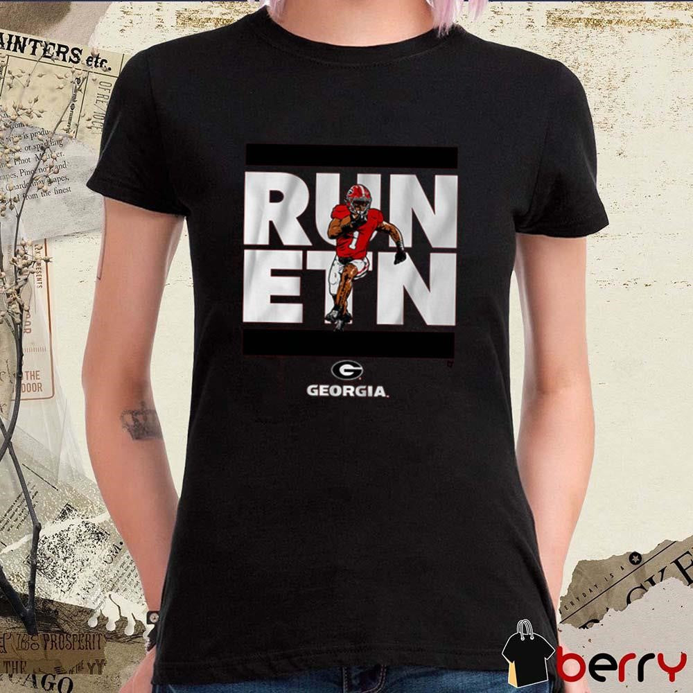 Georgia Bulldogs Football Trevor Etienne Run ETN t-shirt