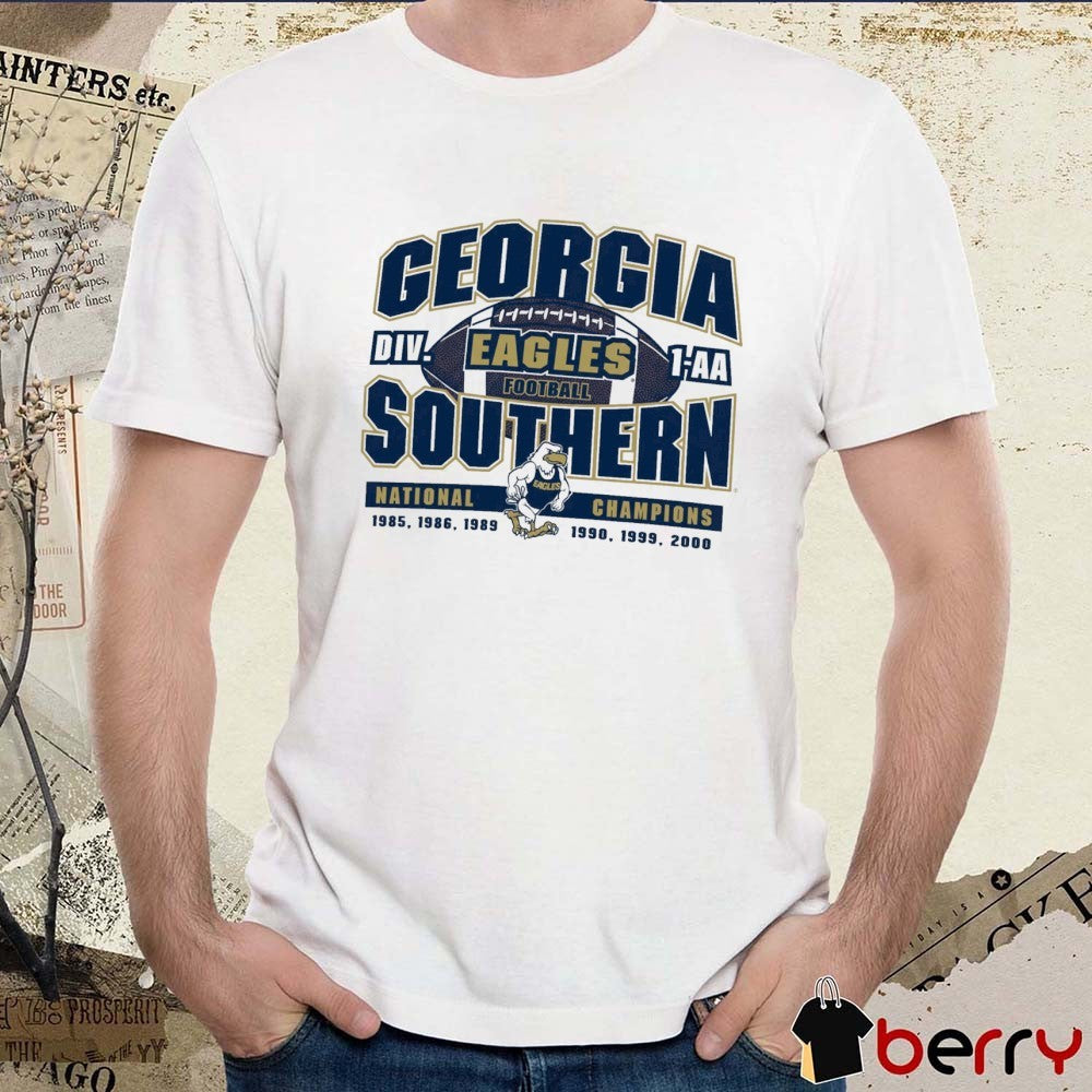Georgia Southern Eagles Football National Champions DIV 1-AA 1985-2000 t-shirt