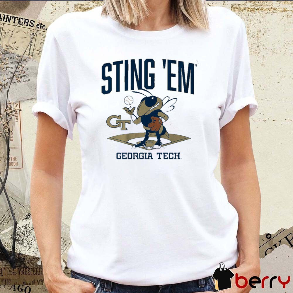 Georgia Tech Yellow Jackets Baseball Sting ‘Em NCAA 2025 t-shirt