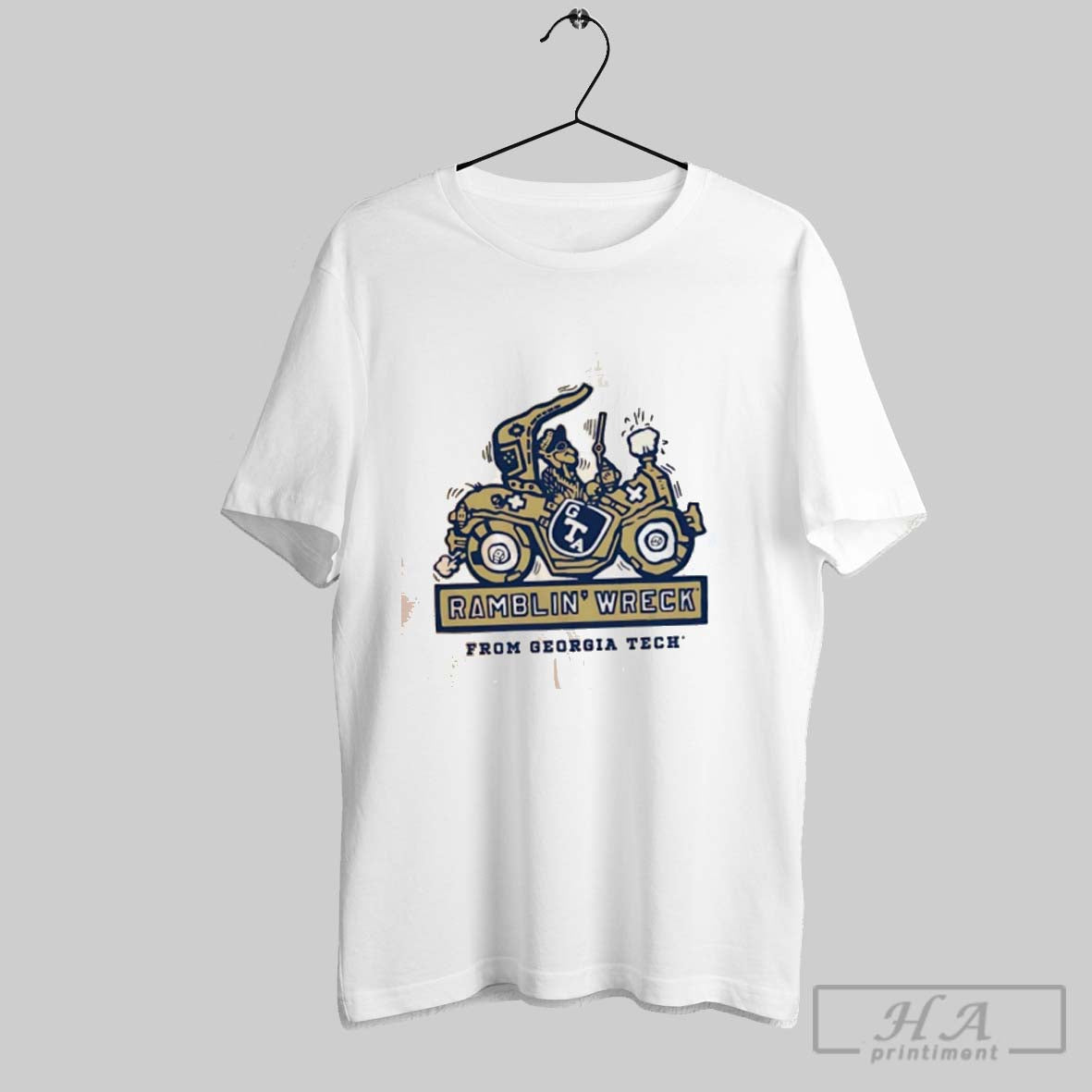 Official Georgia Tech Yellow Jackets Football Ramblin Wreck