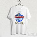 Official Georgia Tech Yellow Jackets Vs Vanderbilt Commodores Birmingham Bowl On December 27th 2024 Ncaa Division T Shirt