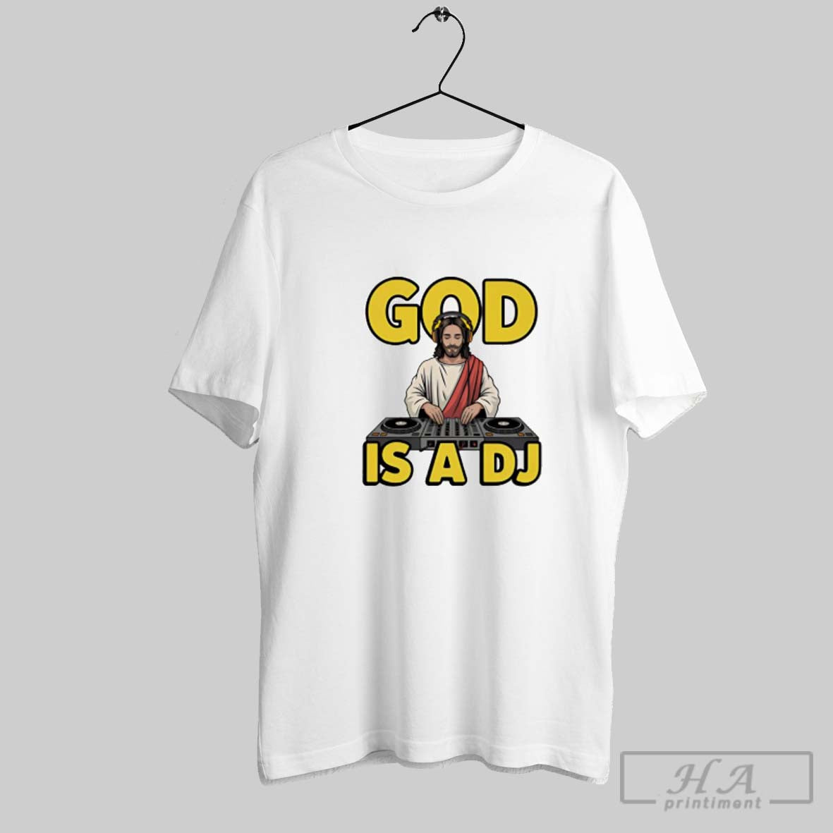 Official God Is A Dj Funny Graphic