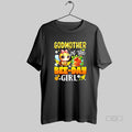 Official Godmother Of The Bee Day Girl Cute Bee Honeycomb
