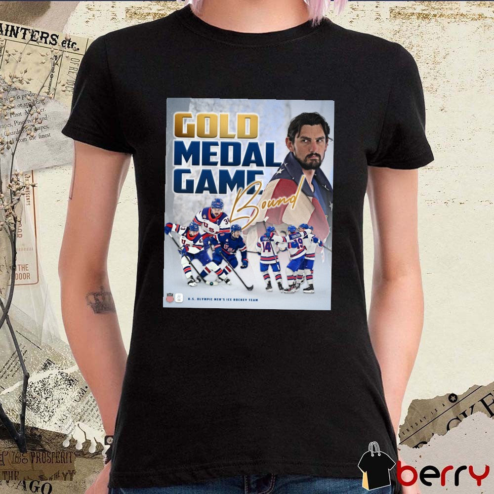 Gold Medal Game Bound U.S. Olympic Men’s Ice Hockey Team 2026 Winter Olympics t-shirt